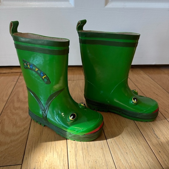 Kidorable Green Frog Rain Boots for Kids size 9 - Picture 2 of 7